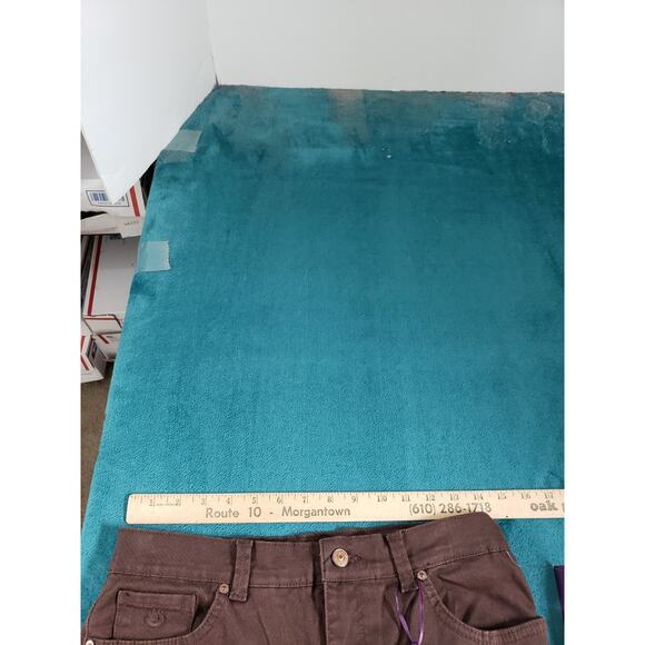 Gloria Vanderbilt Jeans Size 8 Petite Womens Brown Pants Stretch Straight NWT - Picture 11 of 15